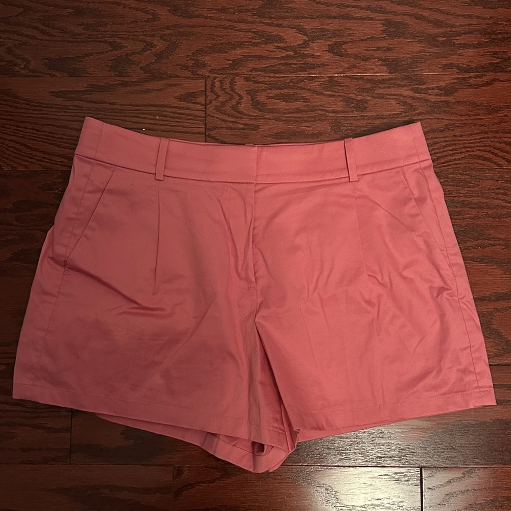 J. Crew Pink Tailored Cotton Blend Shorts